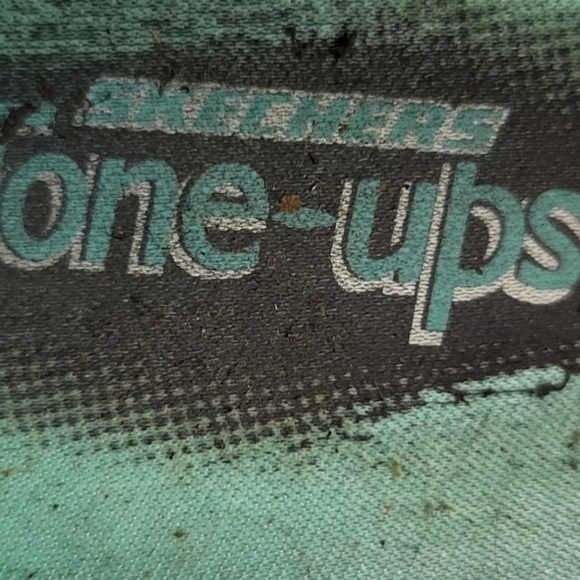 Sketchers Tone-ups Gray and Teal Women's Athletic Shoes size 9 - Picture 5 of 6